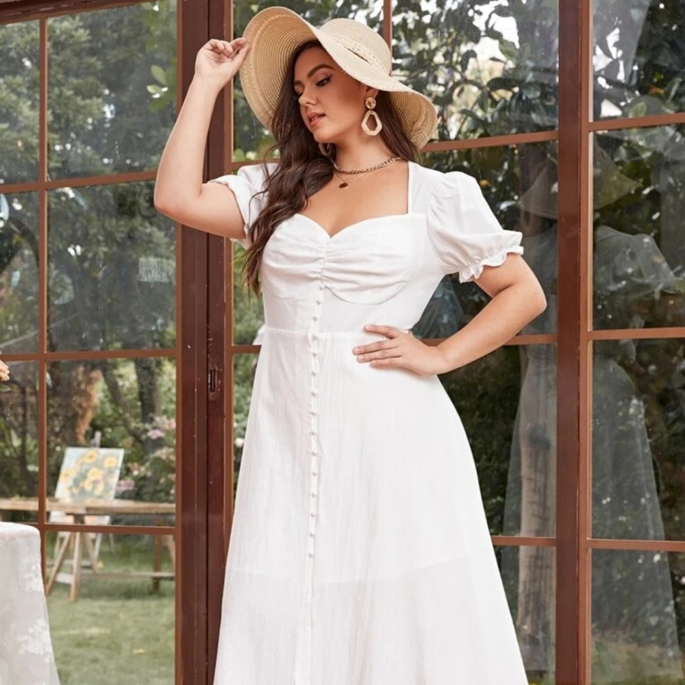 Elegant White Maxi Dress